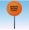 (50 Pack) Coolballs Orange Aviation Static Wick Safety Cover Protector Antenna Balls "Remove Before Flight" 